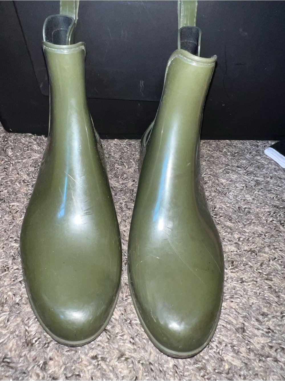 J crew ankle rain Boots woman size 8